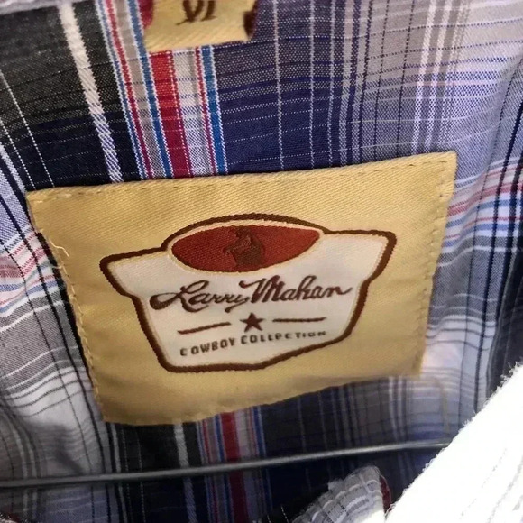 Larry Mahan Pearl Snap Button Up Shirt Xl - Picture 3 of 3